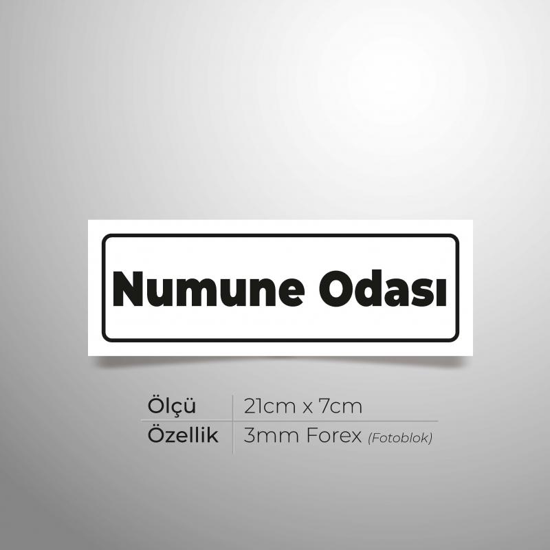 Numune Odası Yönlendirme Levhası