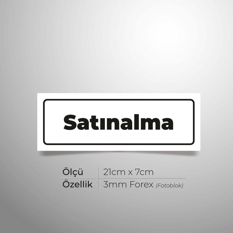 Satınalma Yönlendirme Levhası