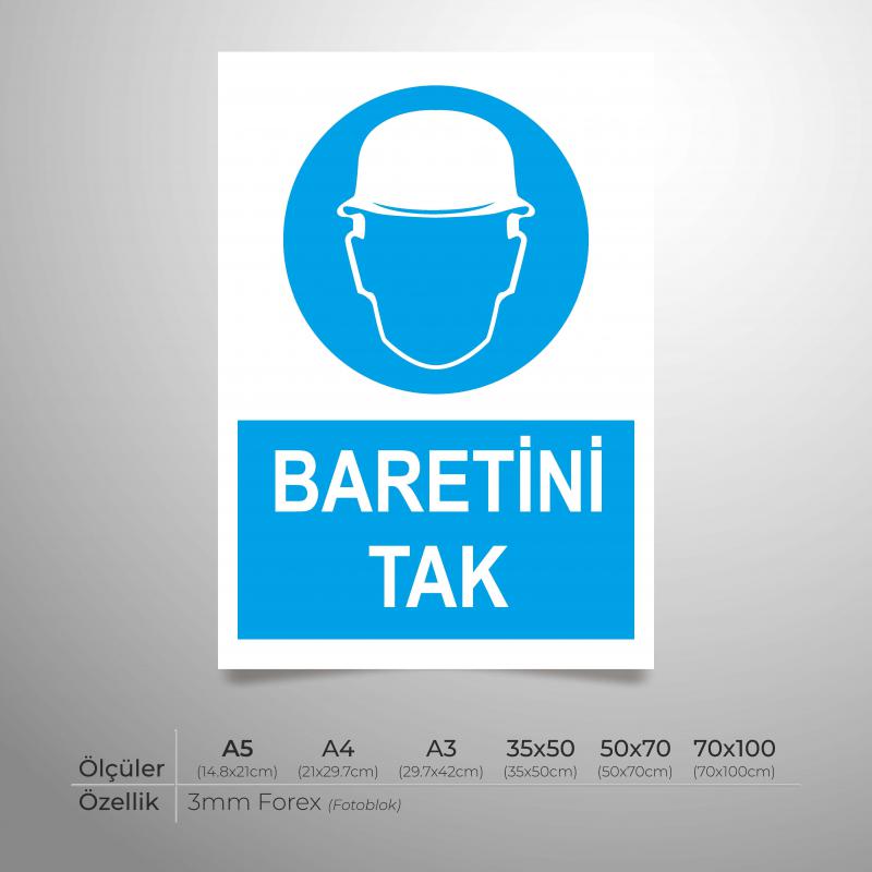 Baretini Tak Yönlendirme Levhası