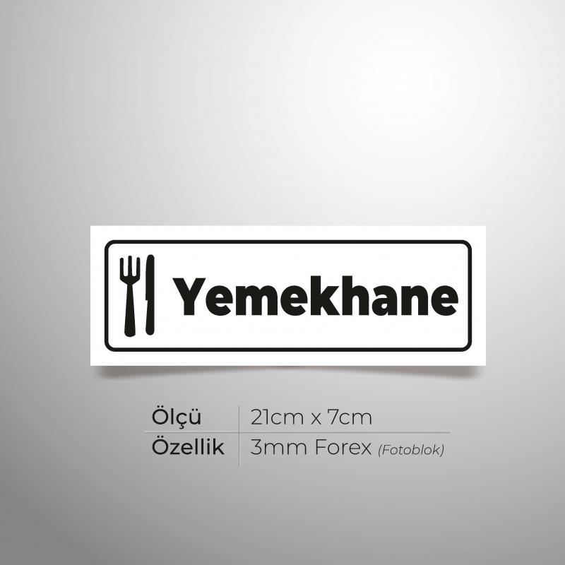 Yemekhane Yönlendirme Levhası